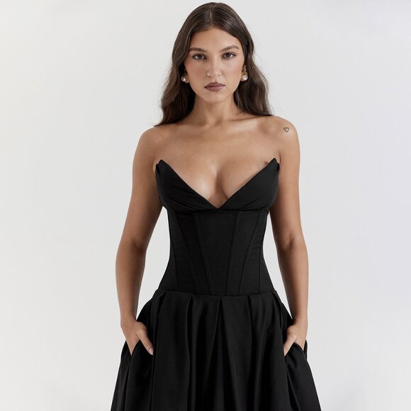 Sexy off-shoulder backless bodycon dress - Picture 5 of 6